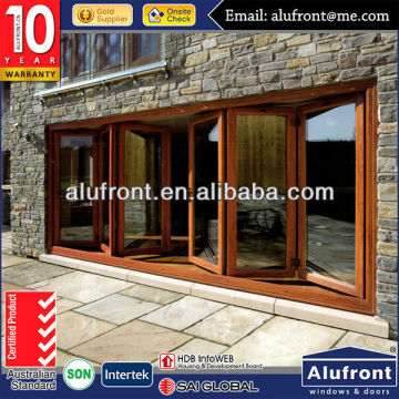 Aluminium Clad Wood Composite Folding Door