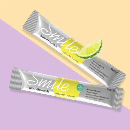 Private Label Mini Mint Flavor Teeth Whitening Mouthwash: Portable & Convenient Oral Care Solution