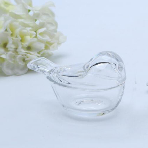 Bird Shaped Glass Jar