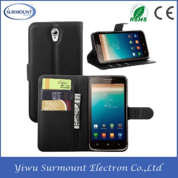 phone cases PU Leather Frame Card Slot bag Wallet flip cover kickstand Case for Lenovo A859