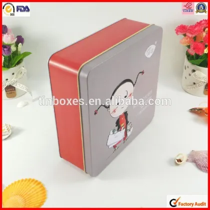 cake box square tin boxes for rice cakes