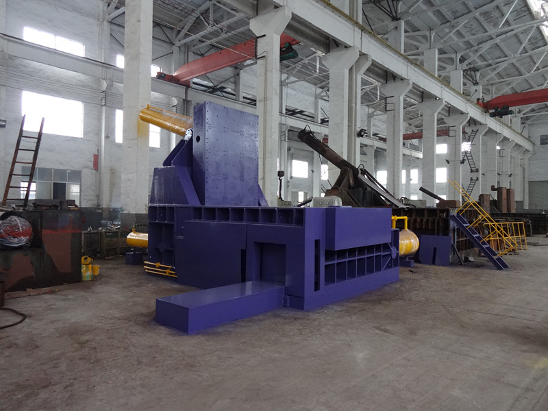 Steel Package Scrap Copper Aluminum Iron Baler Machine