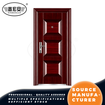 Porta d'ingresso con venature del legno goffrata