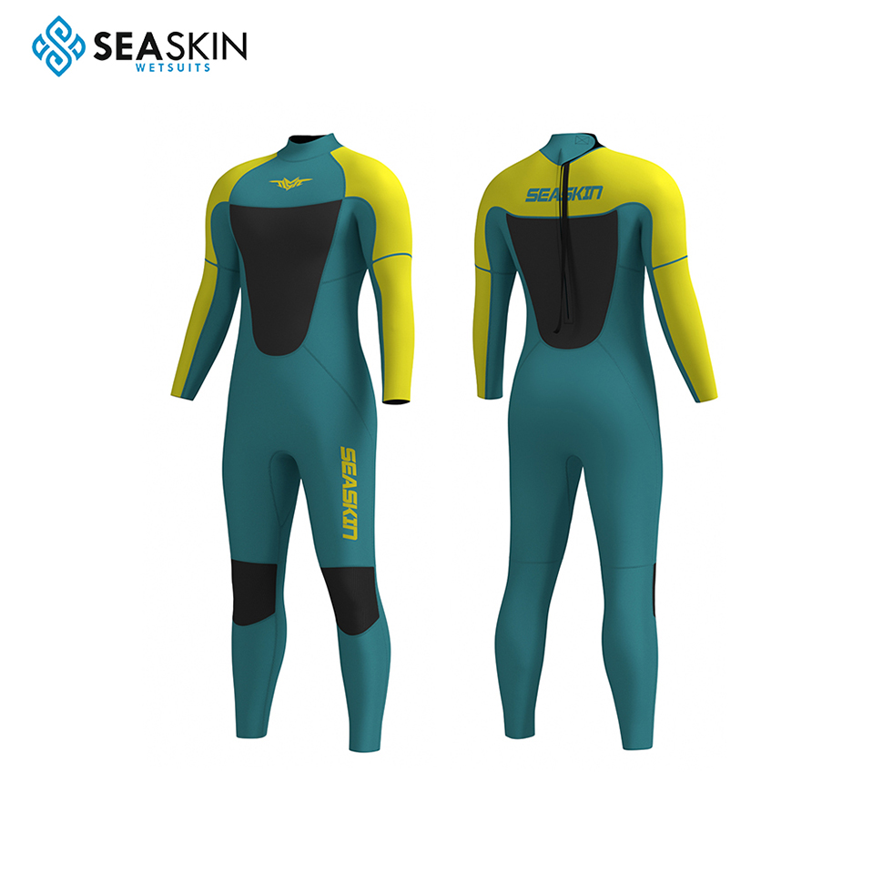 Seaskin nowy garnitur nurkowy krótki rękaw Szybki suszenie na plaży garnitur z rurką