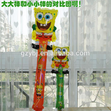 spongbob theme inflatable cheering sticks for party