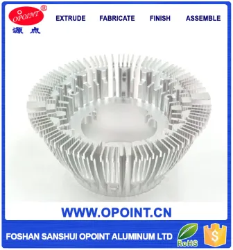 Aluminium extrusion sunflower led heatsink