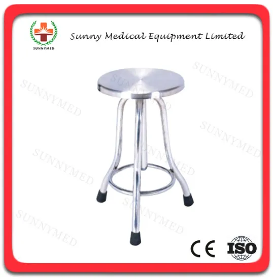 SY-R128 Good quality Hospital Stainless steel 3 feet Operation Stool for sale