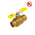 NSF Lead Free Brass Lodder Ball Valve för dricksvatten