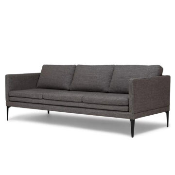 Triplo Meteorite Gray Fabric Sofa