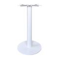 Outdoor Möbel Metall Runde Tisch Basis Pulverbeschichtung weißer Gusseisen flacher Tischbasis