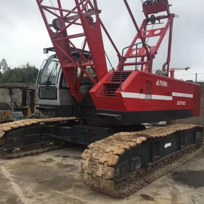 Best Condition Used FUWA QUY50C 50 Tons Crawler Crane for Sale in China