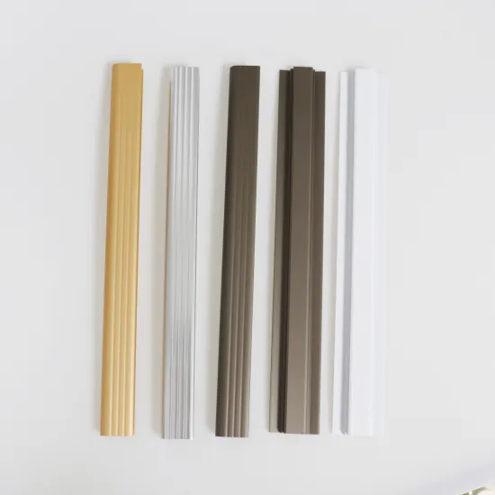OEM Anodized Machined Aluminum Profiles: Factory Gold Silver Black Extruded Aluminum