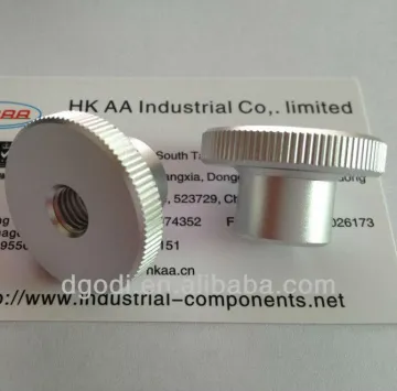 aluminum knurled head thumb nut