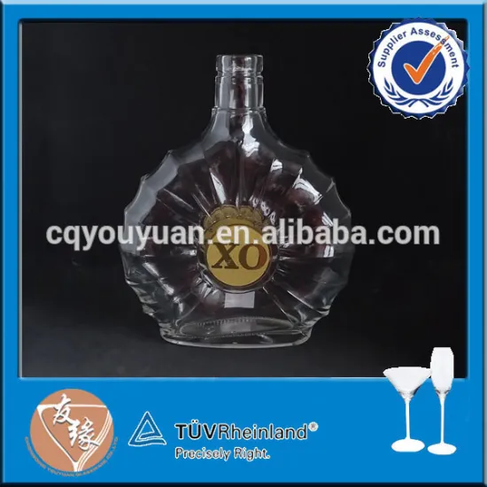 Cheap 750ml luxurious crystal brandy bottle