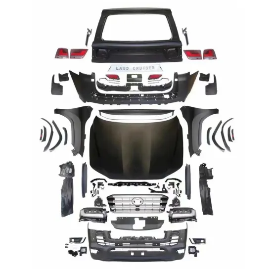 Body Kit Upgrade: Land Cruiser LC200 2008-2021 to LC300 2022 - Bumper, Headlights, Taillights
