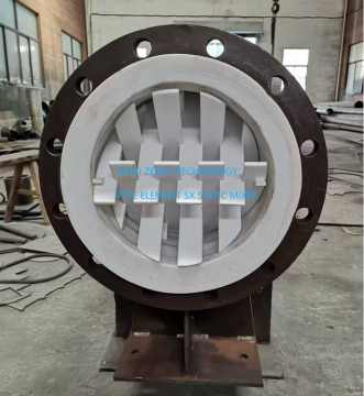 PTFE मिश्रित कोर के साथ SX स्टेटिक मिक्सर