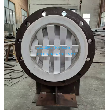 SX static mixer with PTFE mixed core