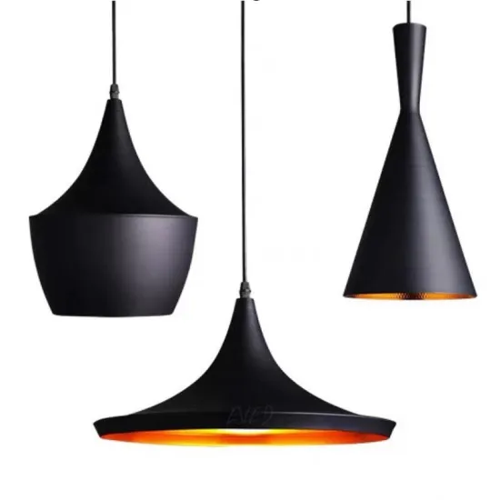 New ZhongShan Nordic Black Pendant Lights & Antique Brass Chandeliers for Kitchen Island Lighting - MK0002