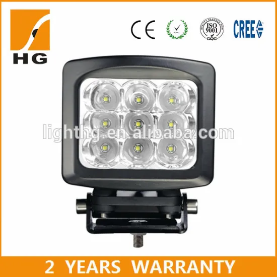 5.2'' square LED work light 90w led work light for truck jeep wrangler led lights