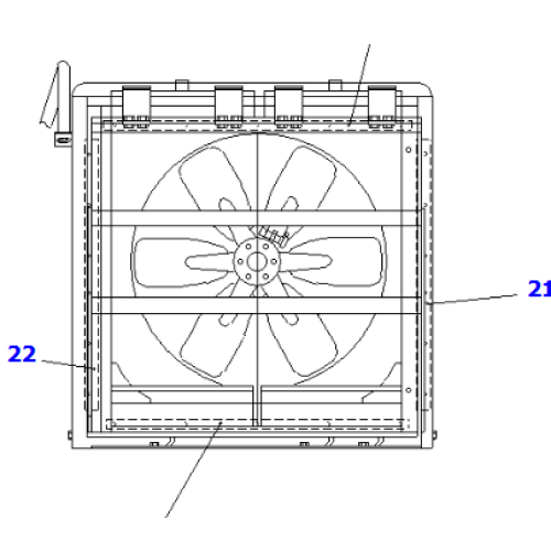 427-S05-1810 427-S05-1100 427-S05-4890 OIL COOLER WA800-3