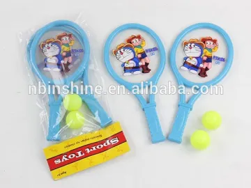 Kids indoor/outdoor sport toys , plastic cartoon tennis racket