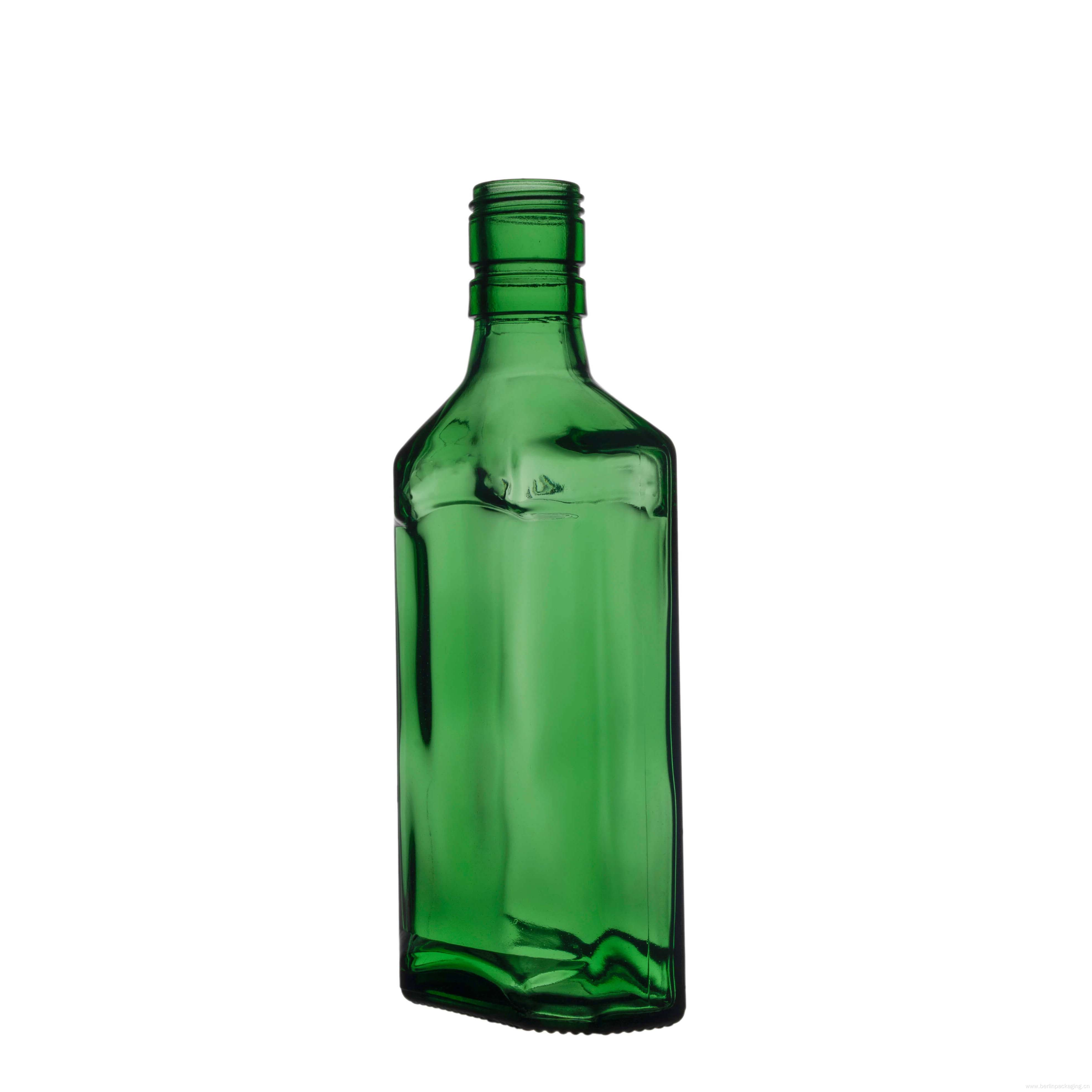 345ml Hip Flask Glass Bottle for Liquor