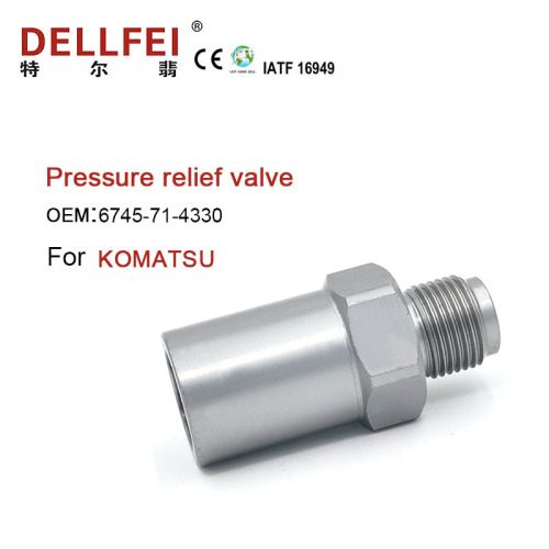 Komatsu Diesel Motor Pressão Válvula de alívio 6745-71-4330