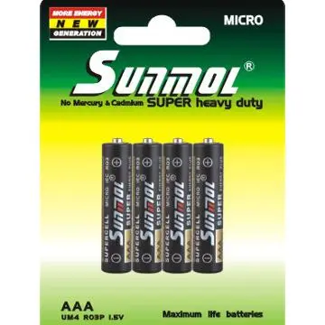 1.5V UM4 AAA size R03 - B4PB Battery