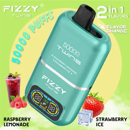 EU Warehouse FIZZY TWINS 50000 Puffs Disposable Vape