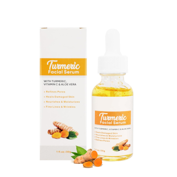 OEM Custom Private Label Kurkuma Gesichtserum für feine Linien und Falten