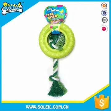 Free Samples Offered Rubber Pet Dog Toys With Rope