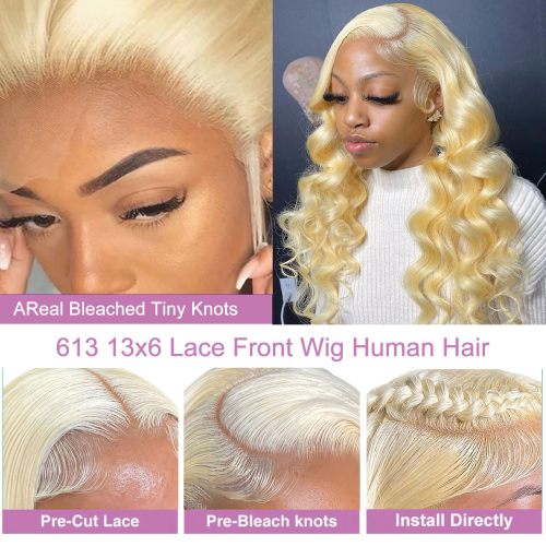 613 13x6 Lace Front Wig Human Hair