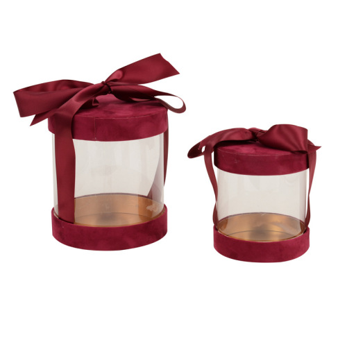 Zakázkové bonbóny Bridemaid Candy Round Transparent Gift Box