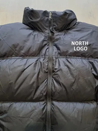 High Quality Black Face Puffer Jacket for Men - North Winter Puffer Jacket