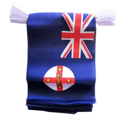 Sunshine Polyester String World Flags Bunting Banner