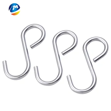S-Shaped Multi-Purpose Iron Hanger Hook for Kitchen Cabinet, Coat, and Hat