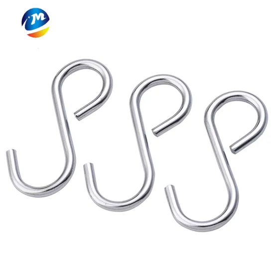 S-Shaped Multi-Purpose Iron Hanger Hook for Kitchen Cabinet, Coat, and Hat