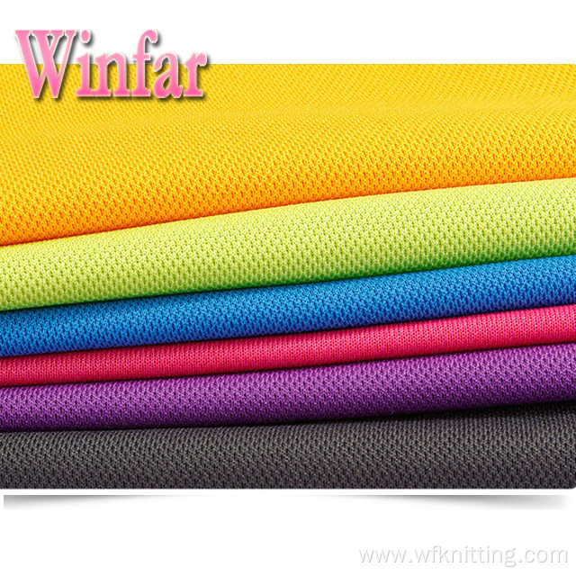 Dry Fit Cool Dry Knit Polyester Pique Fabric