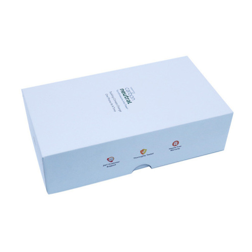 खाली सफेद ढक्कन बॉक्स मोबाइल फोन पैकेजिंग