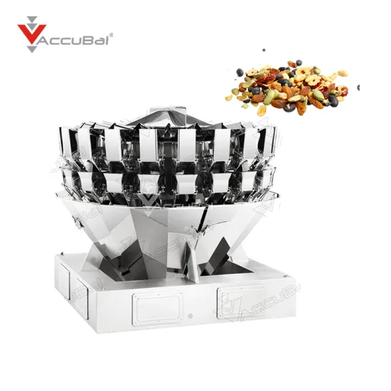 High Speed Multihead Combination Weigher for Nuts, Beans, Chips, and Candies