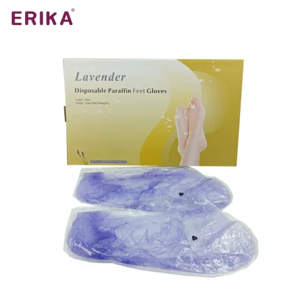 Disposable Spa Lavender Peach Paraffin Wax Foot Mask Hand Mask for SPA