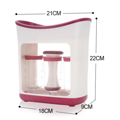 Baby Food Maker Organic Food Grinder For Newborn Fresh Fruit Juice Containers Storage Baby Silicone Kids Insulation Bags