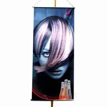 Banner, Made of PVC, Various Sizes and Colors According to Customer Requirement
