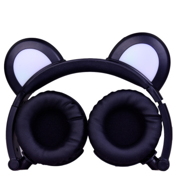 LED Light Panda Ear Headset Tai nghe không dây di động