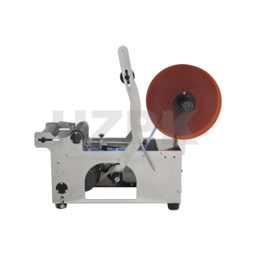 Small Semi-Automatic Pet Bottle Wine Labelling Machine