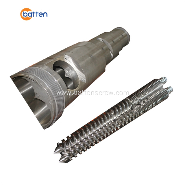 55/110 Conical Twin screw barrel for PVC production