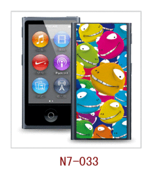 Foto divertenti facce 3d caso uso per Ipod Nano, pc cassa rivestita in gomma, più colori disponibili