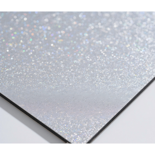 decoração externa Sparkle alumínio composto painel