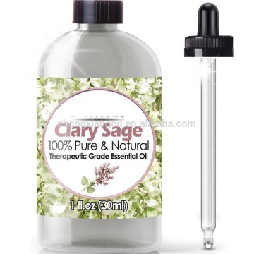 100% minyak esensial clary sage Murni dan Alami