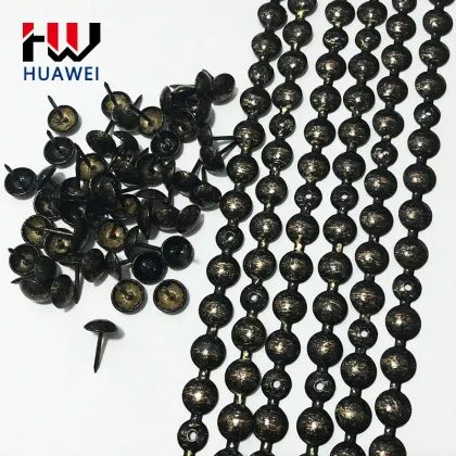 Hardware Accessories Black Rose Gold Upholstery Nail Strip